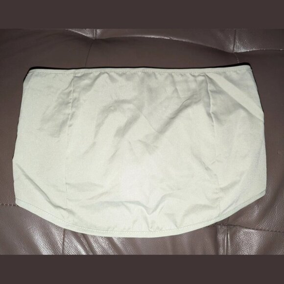 *3 FOR $9* Shein Solid Pastel Cropped Crop Strapless Tube Top Smocked Back Shirt - Picture 1 of 2